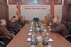 Ban Nghi lễ họp trao đổi thống nhất các nghi thức diễn ra trong Đại hội