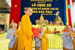 Bình Phước: Lễ công bố quyết định bổ nhiệm trụ trì chùa Bảo Tích, huyện Hớn Quản