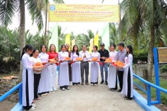 Chùa Diệu Pháp khánh thành 3 cây cầu nông thôn tại tỉnh Bến Tre, Trà Vinh