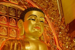 Tôn tượng Đức Phật Bổn Sư tại chánh điện Việt Nam Quốc Tự