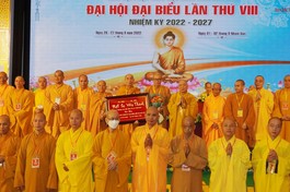 Tân Ban Trị sự GHPGVN tỉnh Đắk Lắk nhiệm kỳ 2022-2027 ra mắt và nhận sự chúc mừng của Hội đồng Trị sự