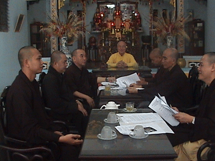 Khánh Hòa: Ban nghi lễ Phật giáo họp triển khai chương trình tổ chức lễ Vu Lan - 2009.