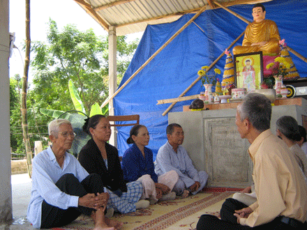 Phật tử ước mong phục dựng chùa