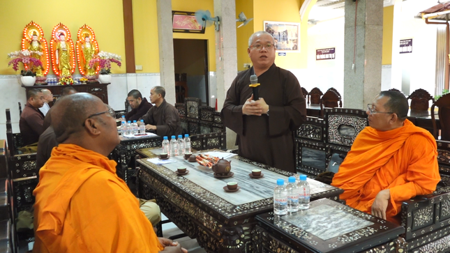 Trà Vinh: Ban Thường trực Ban Trị sự Phật giáo tỉnh họp triển khai công tác Phật sự  ảnh 3