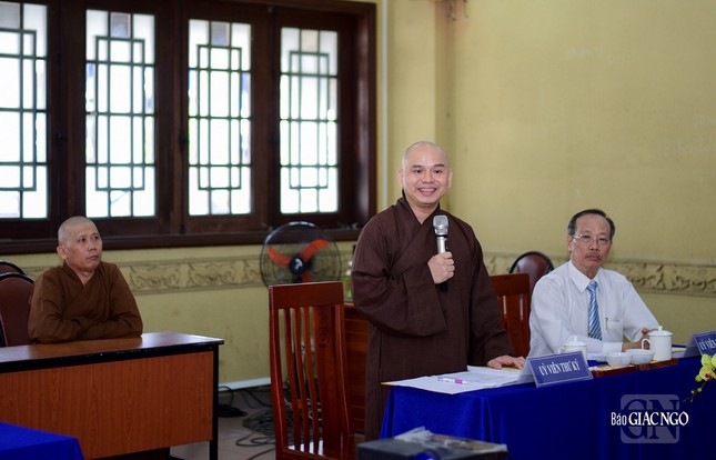 Học viện Phật giáo VN tại TP.HCM tổ chức bảo vệ luận văn thạc sĩ đợt 3 - năm 2022  ảnh 3