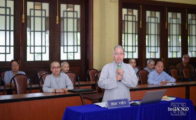 Học viện Phật giáo VN tại TP.HCM tổ chức bảo vệ luận văn thạc sĩ đợt 3 - năm 2022  ảnh 2