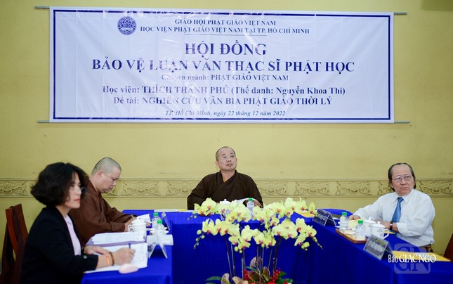 Học viện Phật giáo VN tại TP.HCM tổ chức bảo vệ luận văn thạc sĩ đợt 3 - năm 2022  ảnh 1