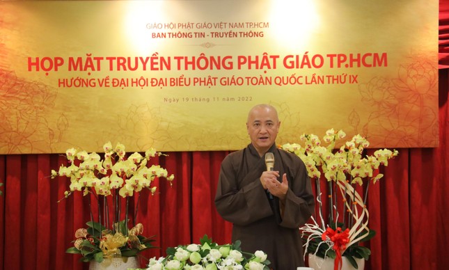 Họp mặt truyền thông Phật giáo TP.HCM hướng về Đại hội đại biểu Phật giáo toàn quốc ảnh 1