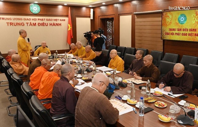 Phiên họp cuối cùng của Ban Chỉ đạo Đại hội đại biểu Phật giáo toàn quốc lần thứ IX ảnh 3