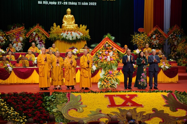 Trọng thể khai mạc Đại hội đại biểu Phật giáo toàn quốc lần thứ IX, nhiệm kỳ 2022-2027 ảnh 8