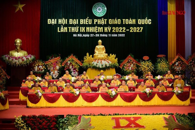 Trọng thể khai mạc Đại hội đại biểu Phật giáo toàn quốc lần thứ IX, nhiệm kỳ 2022-2027 ảnh 1