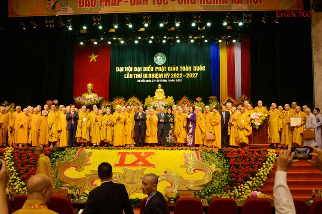 Trọng thể khai mạc Đại hội đại biểu Phật giáo toàn quốc lần thứ IX, nhiệm kỳ 2022-2027 ảnh 57