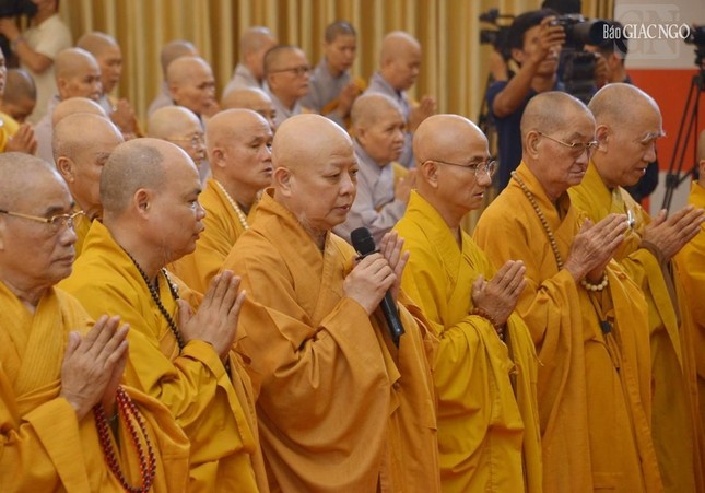 Tăng Ni, Phật tử TP.HCM cung đón Đức Pháp chủ GHPGVN ảnh 3