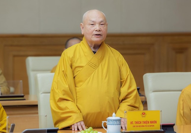 Thủ tướng Phạm Minh Chính tiếp đoàn lãnh đạo Giáo hội Phật giáo Việt Nam ảnh 2