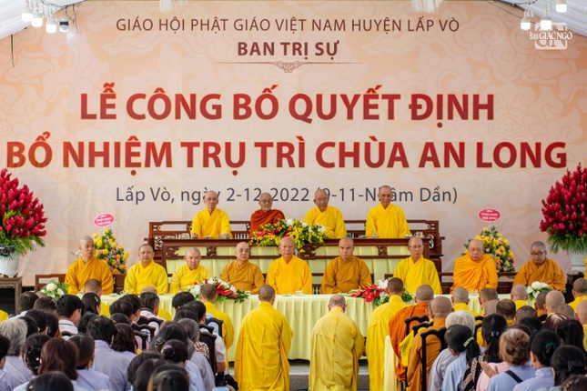 Đồng Tháp: Bổ nhiệm Hòa thượng Thích Hoằng Tri trụ trì chùa An Long ảnh 5