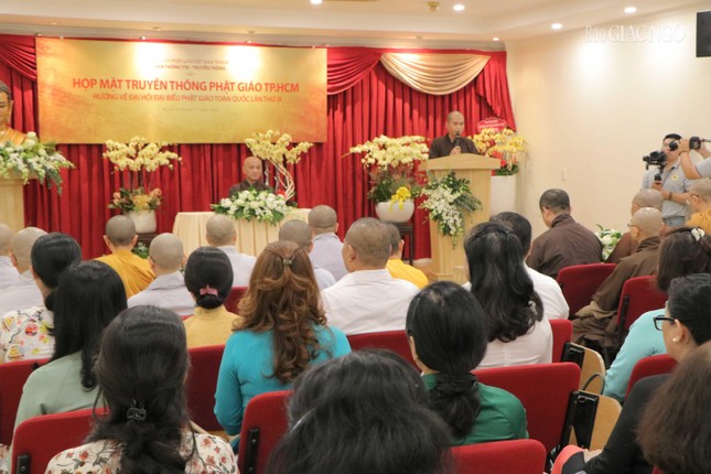 Tổ chức họp mặt truyền thông Phật giáo TP.HCM hướng về Đại hội đại biểu Phật giáo toàn quốc ảnh 6