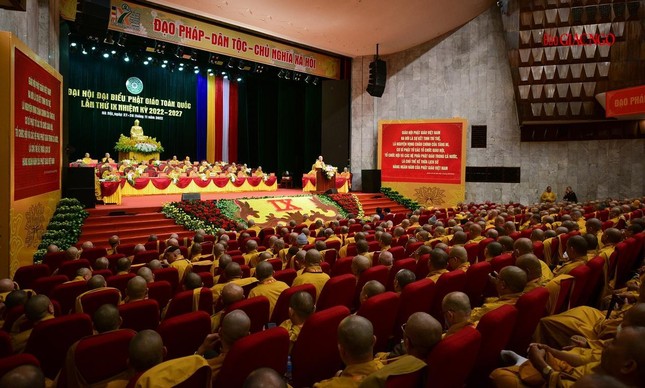 Trọng thể khai mạc Đại hội đại biểu Phật giáo toàn quốc lần thứ IX, nhiệm kỳ 2022-2027 ảnh 3