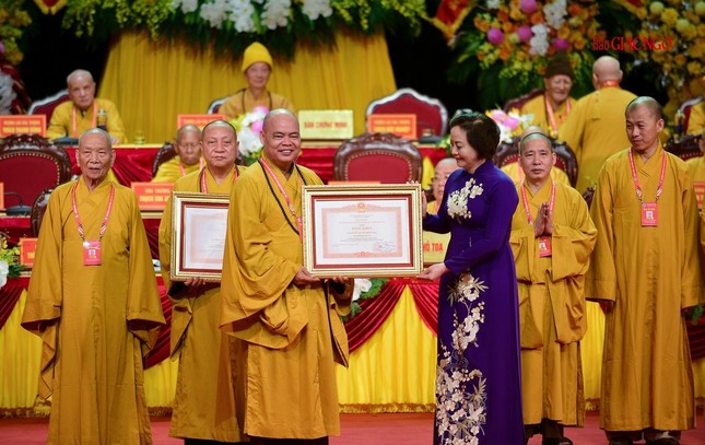 Trọng thể khai mạc Đại hội đại biểu Phật giáo toàn quốc lần thứ IX, nhiệm kỳ 2022-2027 ảnh 28