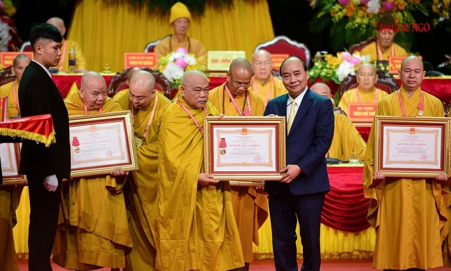 Trọng thể khai mạc Đại hội đại biểu Phật giáo toàn quốc lần thứ IX, nhiệm kỳ 2022-2027 ảnh 26