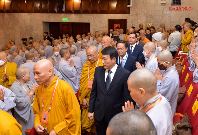 Trọng thể khai mạc Đại hội đại biểu Phật giáo toàn quốc lần thứ IX, nhiệm kỳ 2022-2027 ảnh 33