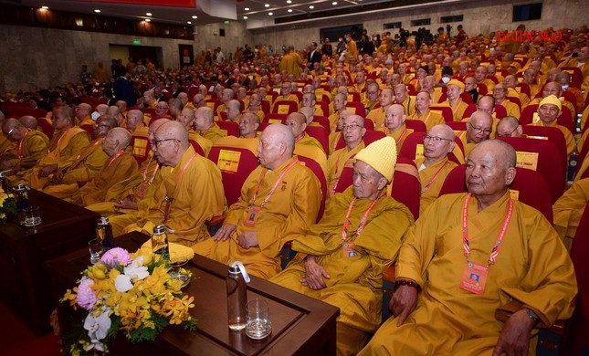 Trọng thể khai mạc Đại hội đại biểu Phật giáo toàn quốc lần thứ IX, nhiệm kỳ 2022-2027 ảnh 37