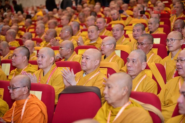 Trọng thể khai mạc Đại hội đại biểu Phật giáo toàn quốc lần thứ IX, nhiệm kỳ 2022-2027 ảnh 19
