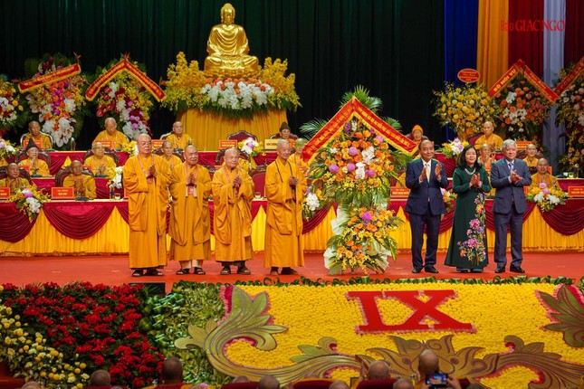 Trọng thể khai mạc Đại hội đại biểu Phật giáo toàn quốc lần thứ IX, nhiệm kỳ 2022-2027 ảnh 8