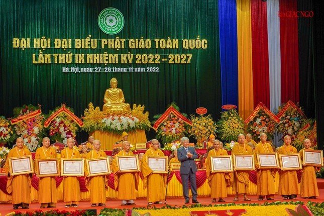 Trọng thể khai mạc Đại hội đại biểu Phật giáo toàn quốc lần thứ IX, nhiệm kỳ 2022-2027 ảnh 27