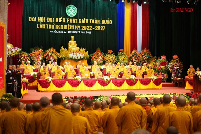 Đại hội đại biểu Phật giáo lần IX cử hành Nghi thức tấn phong giáo phẩm, thông qua danh sách nhân sự ảnh 11