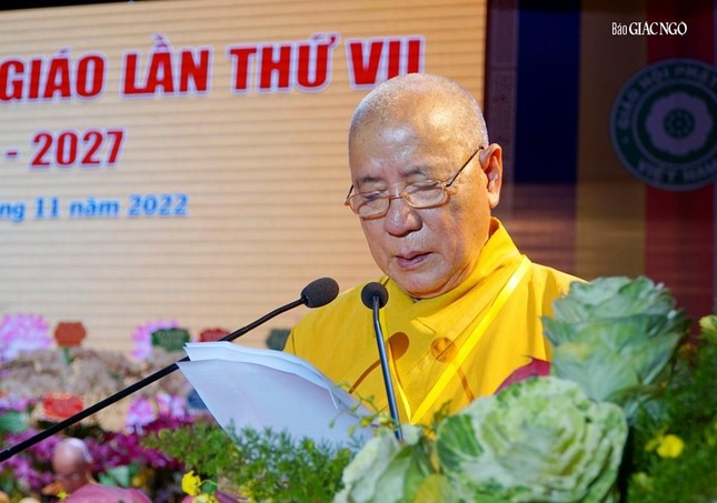 Bà Rịa - Vũng Tàu: Hòa thượng Thích Huệ Trí được suy cử Trưởng ban Trị sự tỉnh nhiệm kỳ 2022-2027 ảnh 3