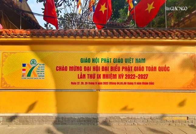 [ẢNH] Thủ đô Hà Nội chào mừng đại biểu tham dự Đại hội Phật giáo toàn quốc lần thứ IX ảnh 4