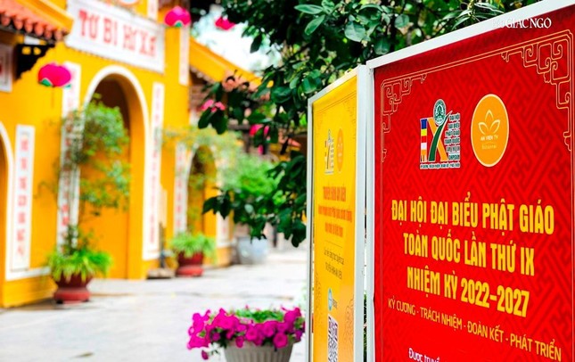 [ẢNH] Thủ đô Hà Nội chào mừng đại biểu tham dự Đại hội Phật giáo toàn quốc lần thứ IX ảnh 13