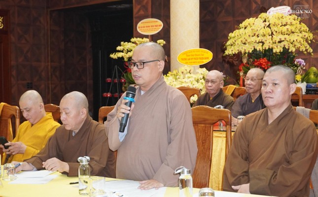 Ban Trị sự Phật giáo quận 3 họp định kỳ triển khai các Phật sự cuối năm ảnh 3