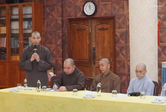 Ban Trị sự Phật giáo quận 3 họp định kỳ triển khai các Phật sự cuối năm ảnh 2
