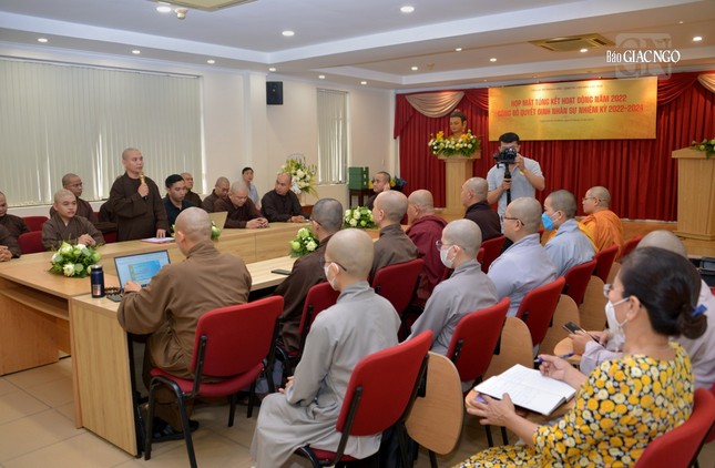 Câu lạc bộ Phóng viên - Cộng tác viên Báo Giác Ngộ họp tổng kết, ra mắt nhân sự nhiệm kỳ 2022-2024  ảnh 2