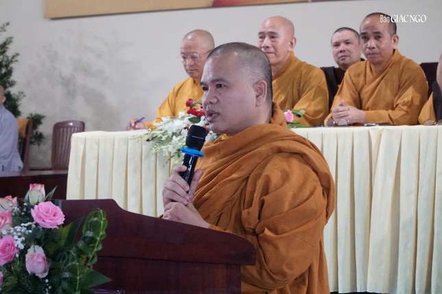 Tăng Ni sinh Học viện Phật giáo VN tại TP.HCM tổ chức lễ tri ân giáo thọ, giảng viên nhân ngày 20-11 ảnh 13