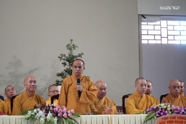 Tăng Ni sinh Học viện Phật giáo VN tại TP.HCM tổ chức lễ tri ân giáo thọ, giảng viên nhân ngày 20-11 ảnh 15