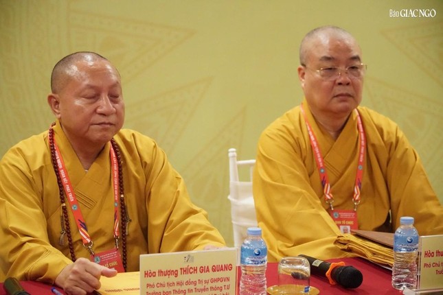 Họp báo về kết quả thành công của Đại hội đại biểu Phật giáo toàn quốc lần thứ IX ảnh 4
