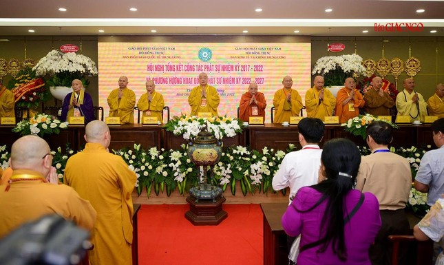 Ban Kinh tế - Tài chính Trung ương GHPGVN tổng kết công tác Phật sự nhiệm kỳ VIII (2017-2022) ảnh 1