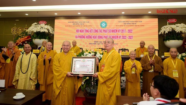 Ban Kinh tế - Tài chính Trung ương GHPGVN tổng kết công tác Phật sự nhiệm kỳ VIII (2017-2022) ảnh 4