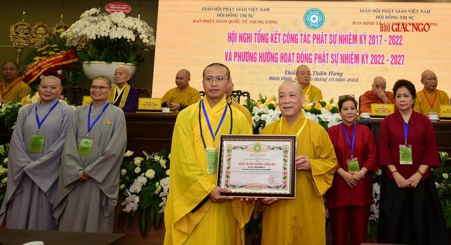 Ban Kinh tế - Tài chính Trung ương GHPGVN tổng kết công tác Phật sự nhiệm kỳ VIII (2017-2022) ảnh 7