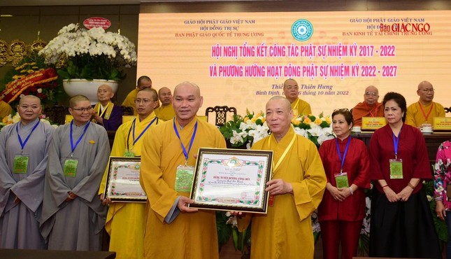 Ban Kinh tế - Tài chính Trung ương GHPGVN tổng kết công tác Phật sự nhiệm kỳ VIII (2017-2022) ảnh 8