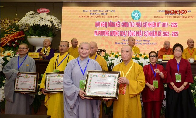 Ban Kinh tế - Tài chính Trung ương GHPGVN tổng kết công tác Phật sự nhiệm kỳ VIII (2017-2022) ảnh 9