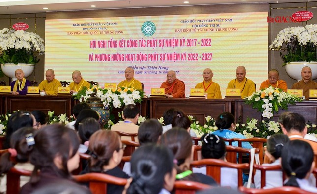 Ban Kinh tế - Tài chính Trung ương GHPGVN tổng kết công tác Phật sự nhiệm kỳ VIII (2017-2022) ảnh 22