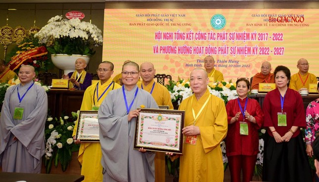 Ban Kinh tế - Tài chính Trung ương GHPGVN tổng kết công tác Phật sự nhiệm kỳ VIII (2017-2022) ảnh 6