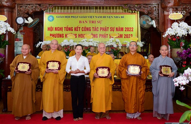 Huyện Nhà Bè (TP.HCM) tổng kết công tác Phật sự năm 2022 ảnh 5
