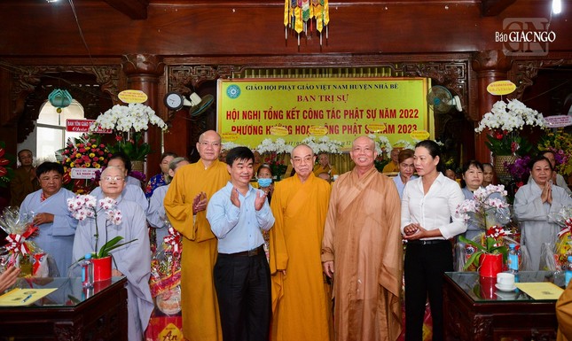 Huyện Nhà Bè (TP.HCM) tổng kết công tác Phật sự năm 2022 ảnh 8
