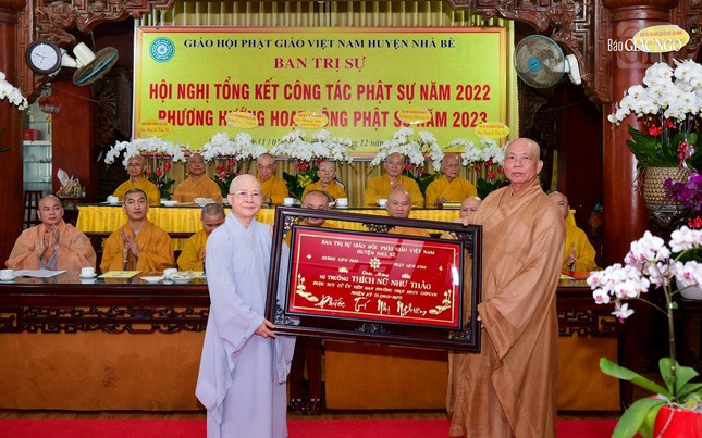 Huyện Nhà Bè (TP.HCM) tổng kết công tác Phật sự năm 2022 ảnh 4