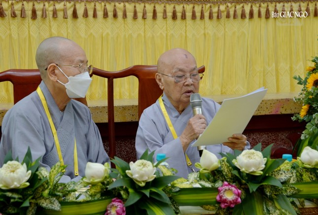 Phân ban Ni giới Trung ương tổng kết hoạt động Phật sự, trao quyết định nhân sự nhiệm kỳ 2022-2027 ảnh 2