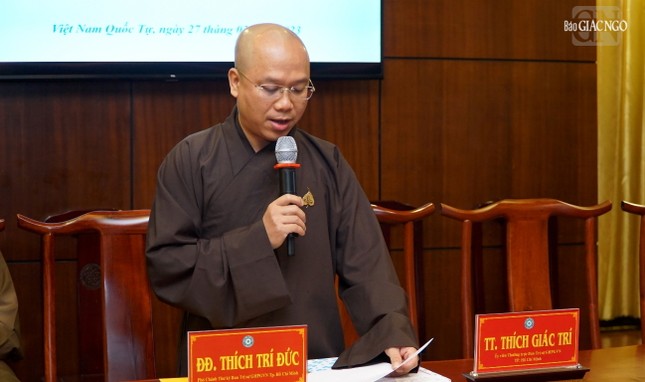 Ban Thường trực Ban Trị sự Phật giáo TP.HCM tiếp tục thảo luận về tổ chức Phật đản, Giới đàn Bửu Huệ ảnh 11